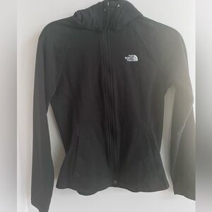 The North Face Women's Black Fleece Zip Up, Slim Cut, Size S